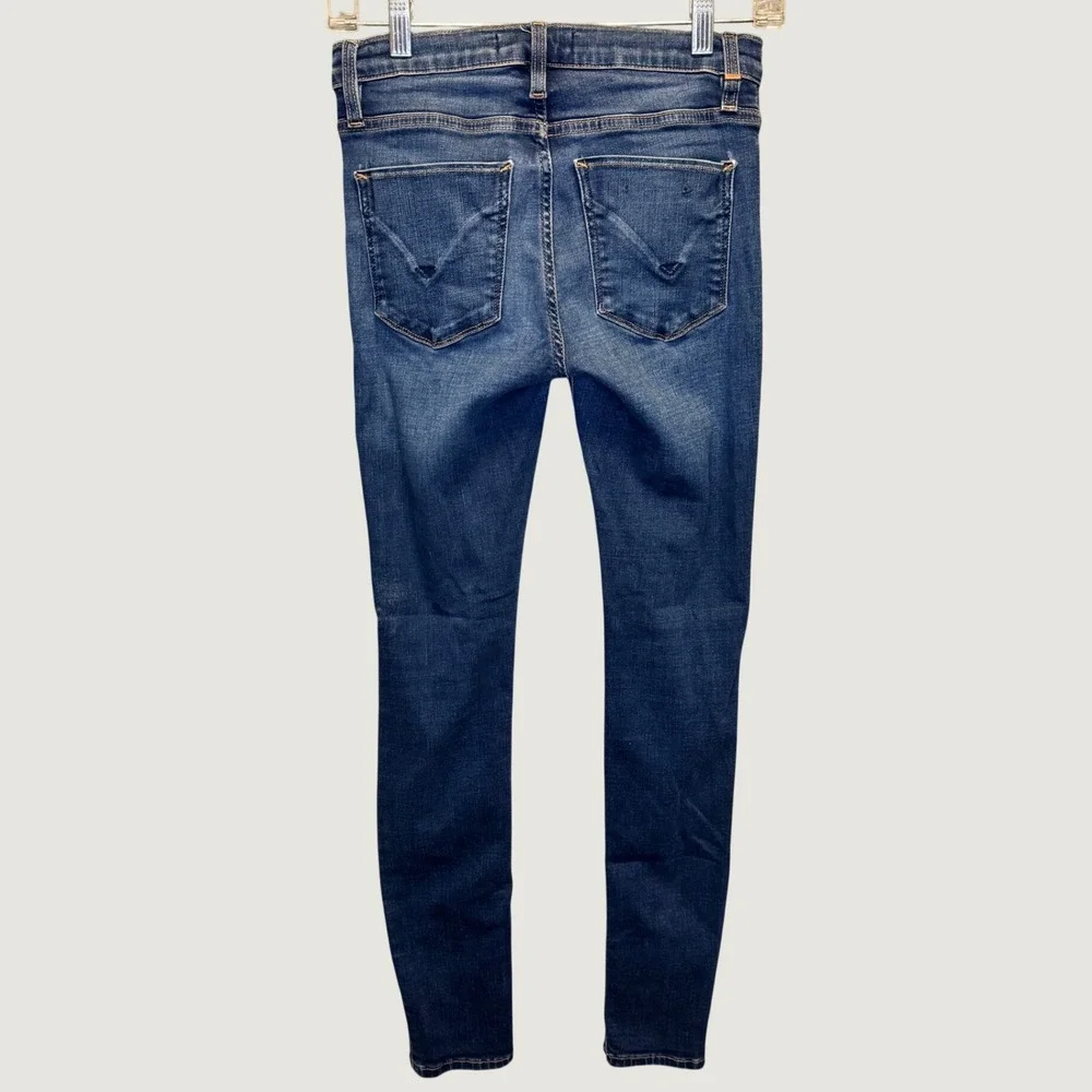 2128 | Hudson Nico Super Skinny High Rise Stretch Jeans Blue Womens 27